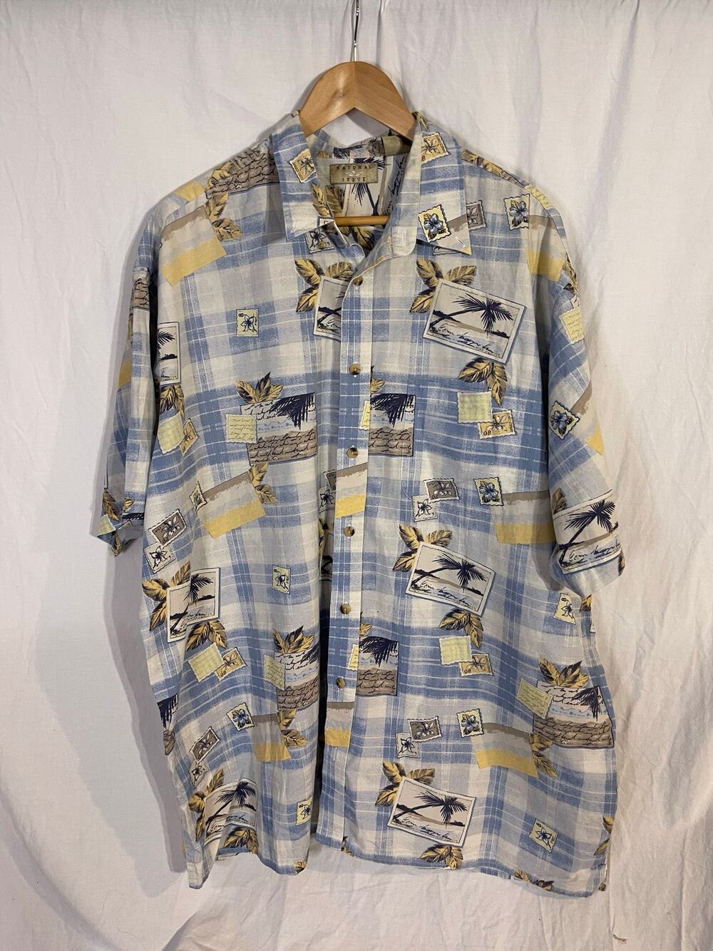 Vintage Natural Issue mens 2xt Hawaiian shirt